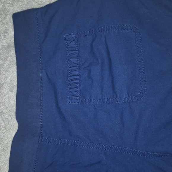 a.n.a Deep Blue Drawstring Shorts - Picture 3 of 8